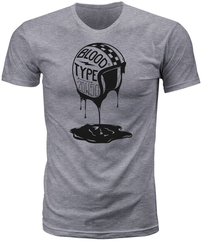 Highway 21 489-1926M #6331 489-1926~3 BLOOD TYPE TEE HEATHER MD