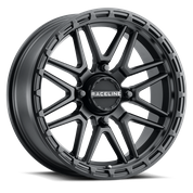 Raceline Wheels 570-1740 A11B-87037-00 KRANK XL WHEEL 18X7 4/137 3.5+3.5 (0MM) BLACK