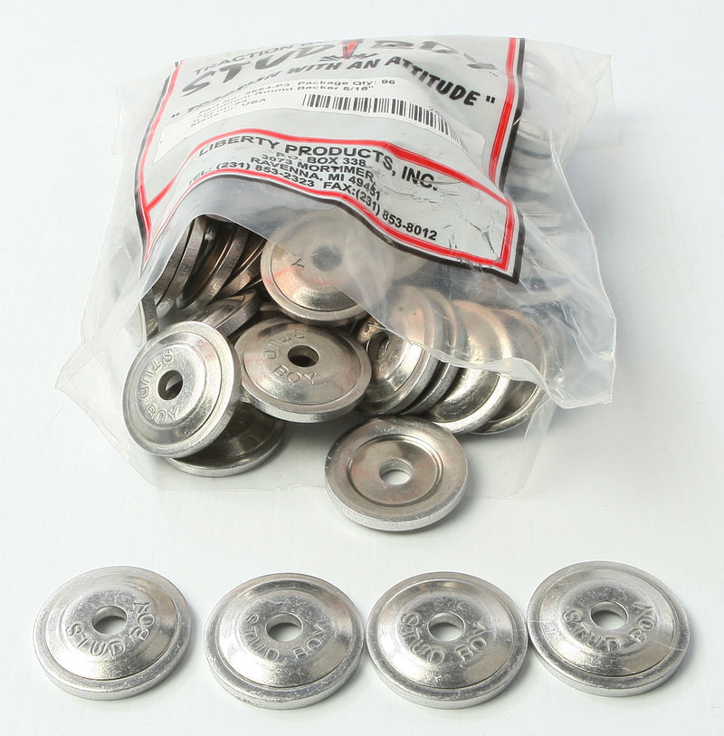Stud Boy 18-33953 2554-P3 POWER PLATE ROUND BACKERS 96/PK
