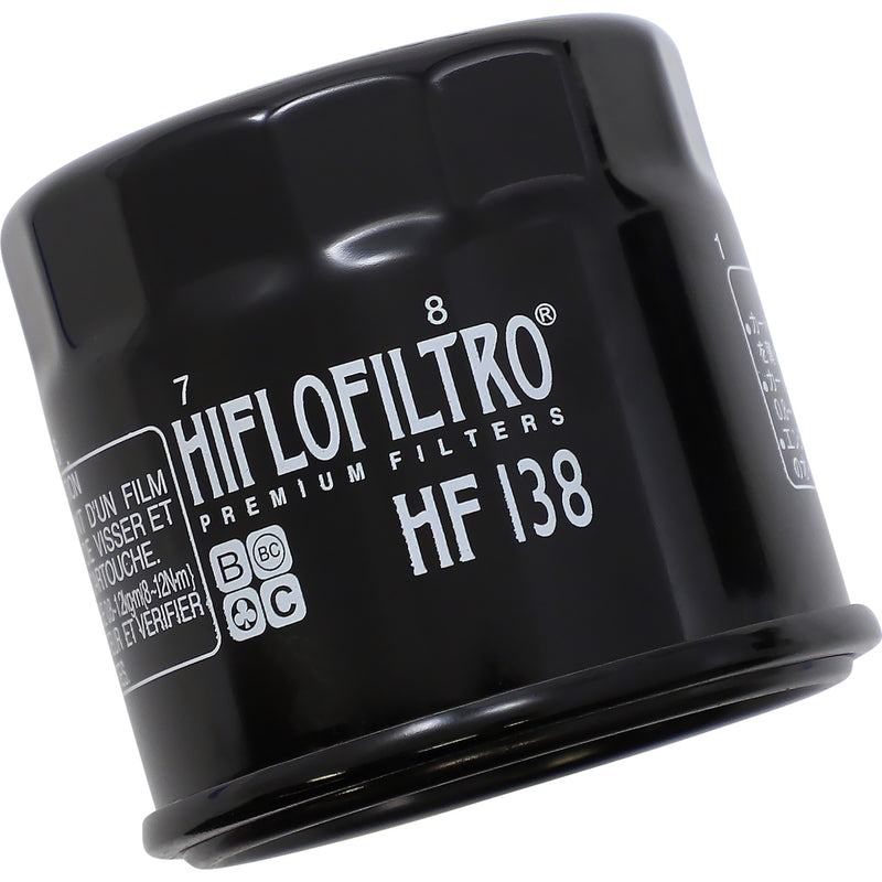 Hiflofiltro Oil Filter - HF138 For Aprilia Motorcycles 2009-2025 | Cagiva Navigator / Raptor 2000-2005