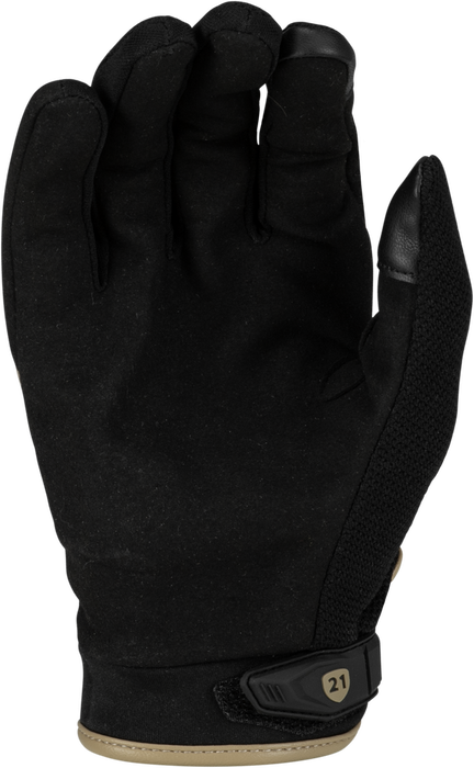 Highway 21 489-0054M 489-0054M FURY GLOVES BLACK/SAND MD