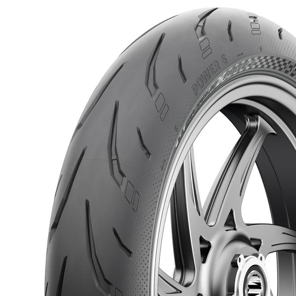 Michelin 87-21001 82063 TIRE POWER 6 FRONT 120/70ZR17 (58W) RADIAL TL