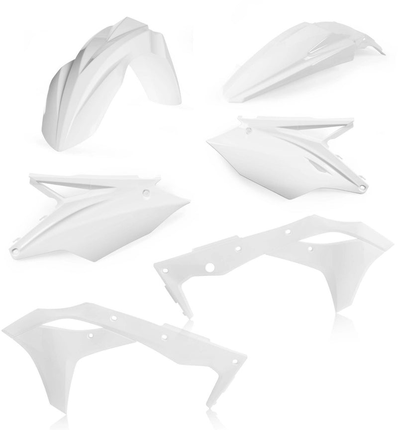 Acerbis Plastic Kit White - 2685810002 Kawasaki KX 250 2018-2020