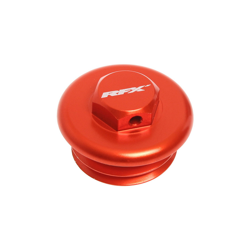 RFX OIL Filler Plug Orange KTM Husqvarna GAS - FXOP 50100 99OR KTM Dirt Bikes 1998-2025