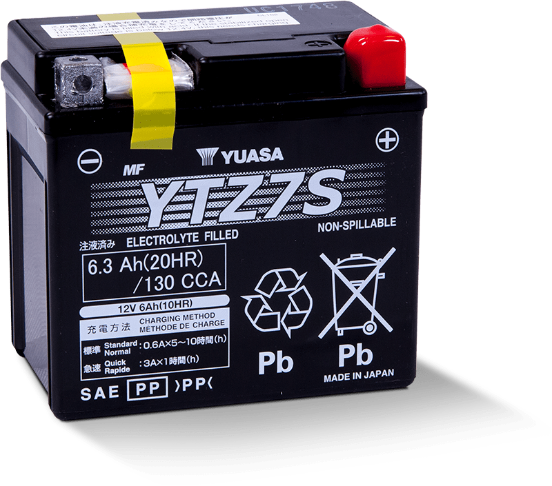 Yuasa Battery YUAM727ZS Yuasa YTZ7S Maintenance Free AGM 12-Volt Battery - User 1