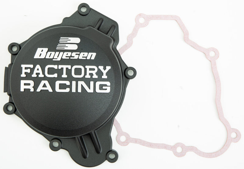 Boyesen Factory Racing Ignition Cover Black - SC-41CB For Husqvarna TC 125 2016-2022 | KTM SX 125 / SX 150 2016-2022
