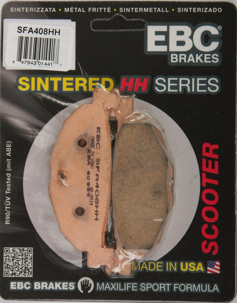 Ebc Brake Pads Double-H Sintered - SFA408HH Yamaha 400 Majesty / 250 Morphous / 500 Max 2005-2013