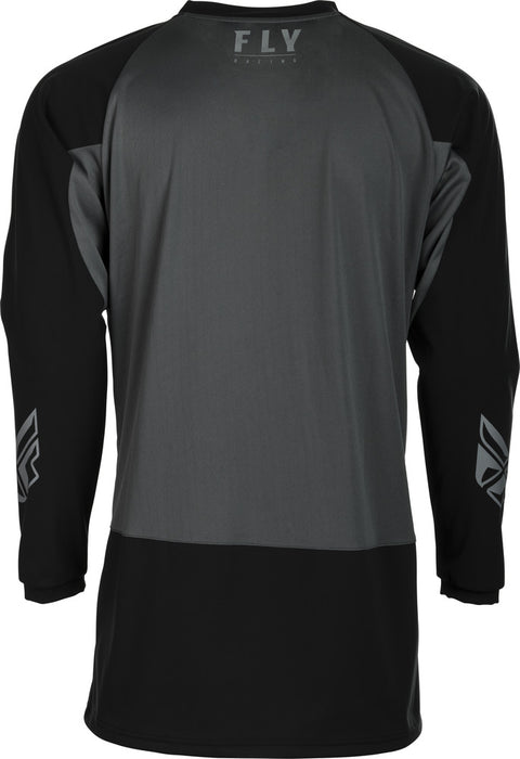 Fly Racing 370-8010L 370-8010L WINDPROOF JERSEY BLACK/GREY LG