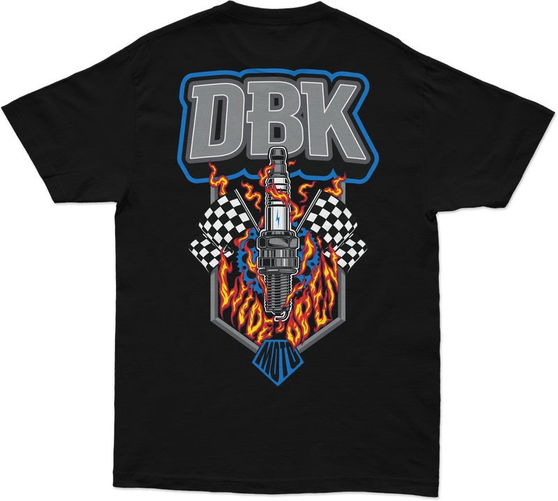 Dbk 325-00010L AT-WIDEOPEN-L WIDE OPEN TEE BLACK LG