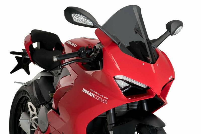 Puig Hi-Tech Parts Windscreen Racing Dark Smoke DUC - 9690F Ducati Panigale 2018-2023