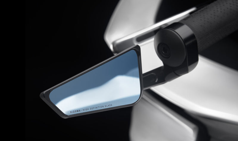 Rizoma 58-BS295B BS295B CUT EDGE BAR END MIRROR UNIVERSAL RIGHT BLACK EA