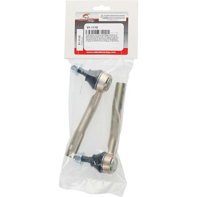All Balls Outer TIE ROD END - 51-1115 Polaris Ranger / Pro 2020-2025