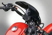 National Cycle N2831-002 Fits Up To 48 Mm. O.d. Mohawk Black Hardware/straight Bracket/windshield - Dark Tint - User 1