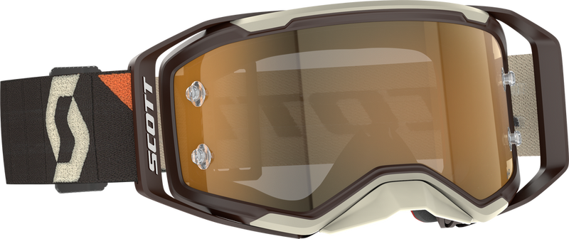 Scott 51-5613 421478-7699324 PROSPECT 2.0 AMP GOGGLE DP BRN/BGE AMP GLD CHRM WORK
