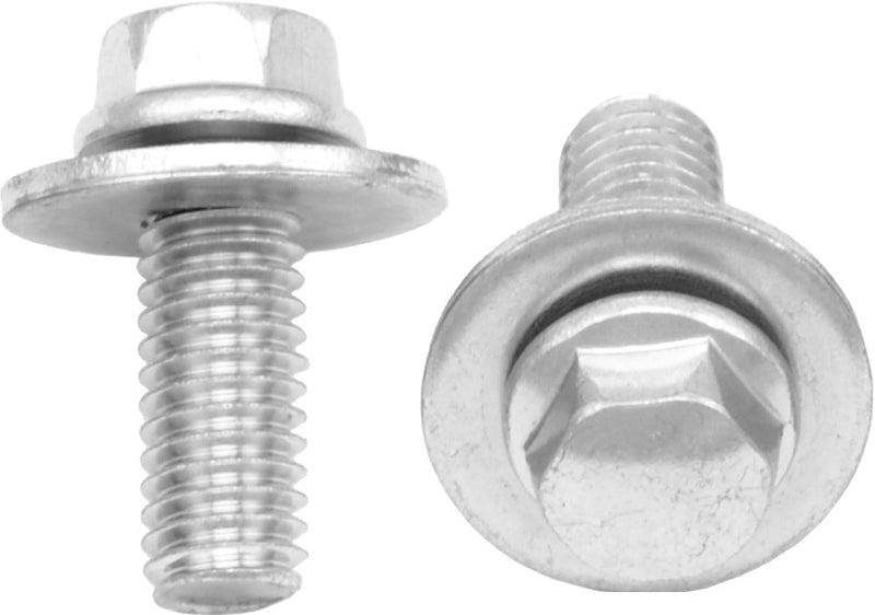Bolt 024-11616 024-11616 8MM HEX HEAD FLANGE BOLT 6X1.0X16MM W/16MM WASHER 10/PK