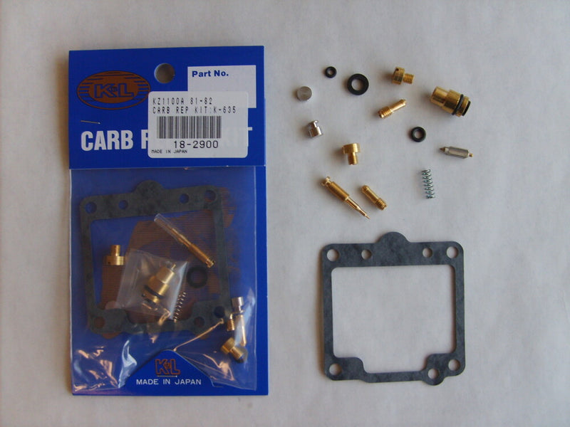 K&l Supply Carburetor Repair Kit - 18-2900 Kawasaki KZ1100A 1981-1983