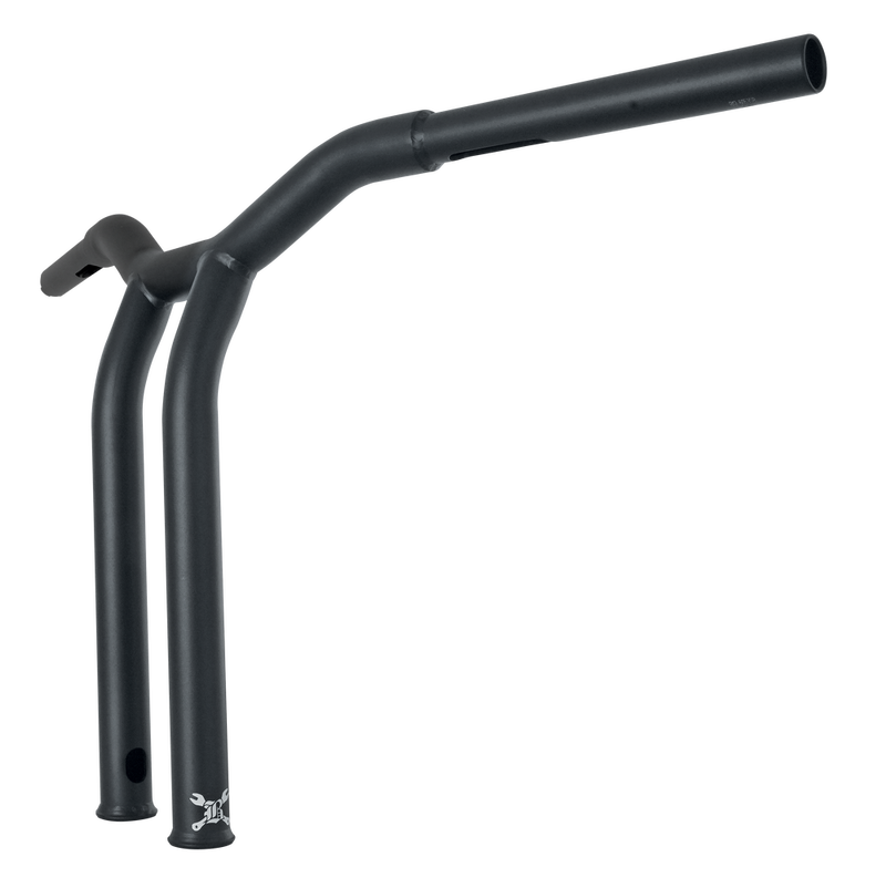 Burly Brand Dominator Raked Bar 14" 1.25" Matte Black - B12-6053SB For Harley Motorcycles 1980-2024 | Yamaha Watercraft 1998-2004