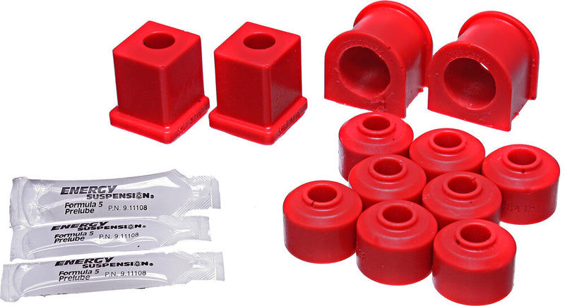Energy Susp. 770-7002R 70.7002R SWAY BAR BUSH KIT FRONT/REAR RED POL