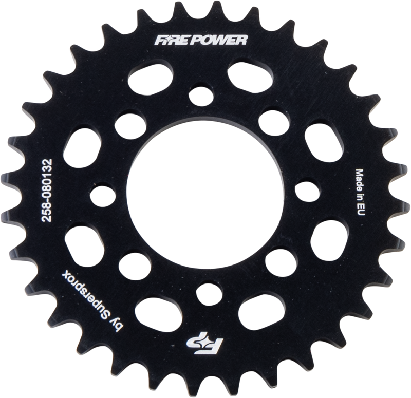 Fire Power Rear Sprocket Aluminum 32T Black - FPA-801-32-BLK Kawasaki 110 / 110L 2002-2020
