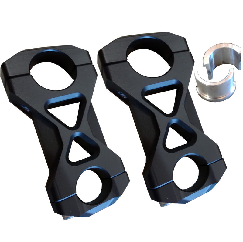 Pro Armor 241-25502 CRB2-BK HANDLEBAR RISERS 2"