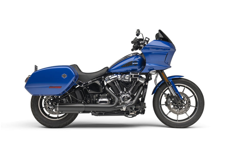 Cobra 4" 2-1 NH Slip-ON Short Black W Black TIP Softail - 6522B For Harley Softail 2025 | Arctic Cat Powder Special 600 2000