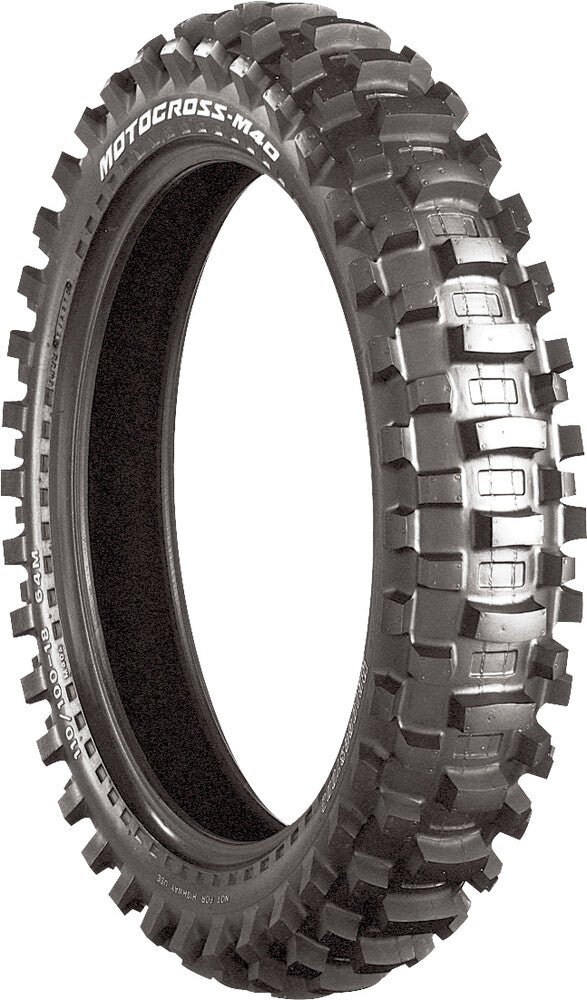Bridgestone 874-1347 65781 TIRE MOTOCROSS M40 FRONT/REAR 2.50-10 33J BIAS TT