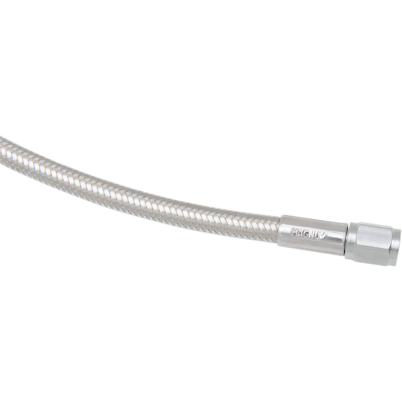 MAGNUM SHIELDING 1741-1032 5521 Braided Universal Brake Line Brake Line - 21" - Polished Stainless