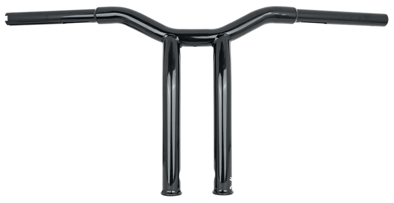Burly Brand Dominator Raked Bar 12" 1.25" Gloss Black - B12-6052B For Harley Motorcycles 1980-2024 | Yamaha Watercraft 1998-2004