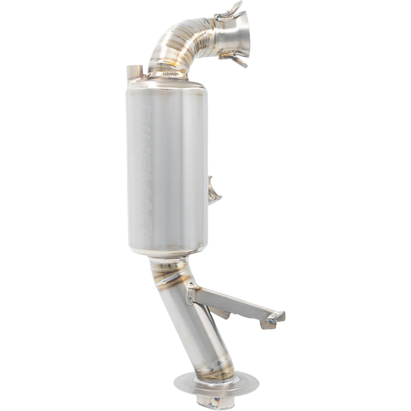 Bikeman Performance Powder Lite Muffler - 02-330PL-TI Polaris Snowmobiles 2019-2025