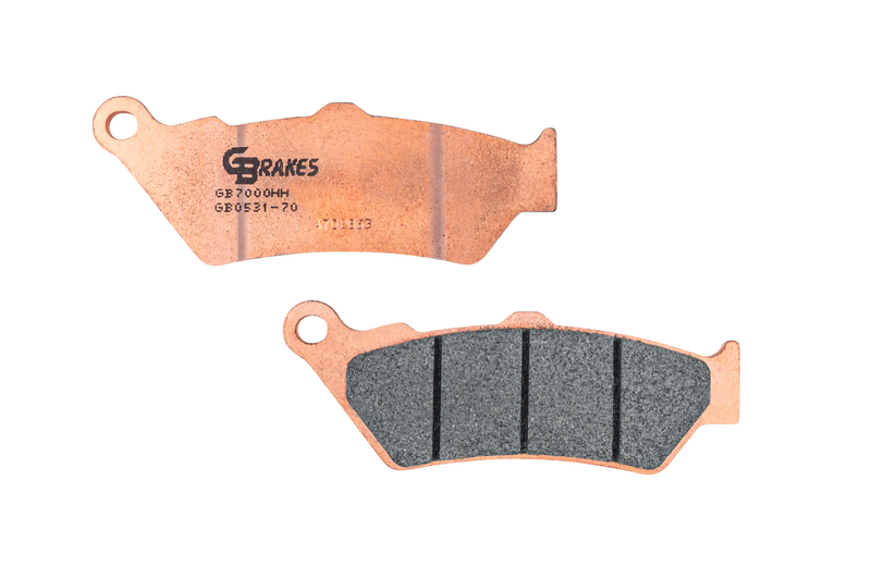 Gbrakes Brake Pads Sintered - GB0531-70 For Harley Street 2016 | BMW Motorcycles 2001-2024 | Ducati Motorcycles 2011-2016
