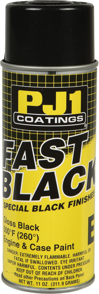 Pj1 57-0160 16-ENG FAST BLACK ENGINE PAINT GLOSS BLACK 11OZ
