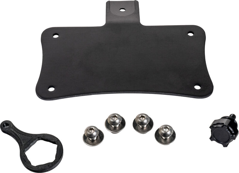 Hofmann Designs 563-04124 HDB1059B LAYDOWN LICENSE PLATE MOUNT BLACK