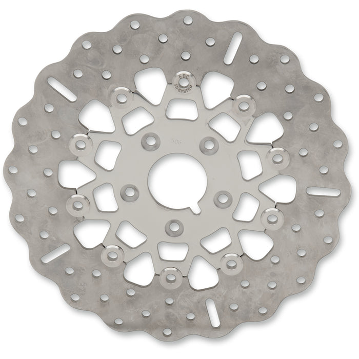 EBC 1710-3077 FSD026C FSD Series Stainless Steel Front Brake Rotor for Big Twins Brake Rotor - Polished Carrier