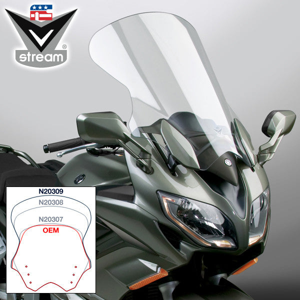 National Cycle Vstream Touring Windscreen Clear - N20309 Yamaha 1300 2013-2023
