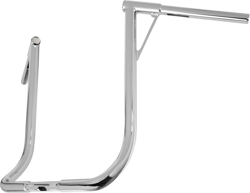 Burly Brand Louie-Bagger 8"BAR 1.25" TBW Chrome - B12-7007C For Harley Touring 1986-2024