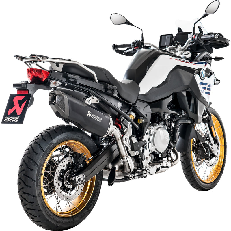 AKRAPOVIC 1811-4887 S-B9SO3-HFBFCTBL/1 Slip-On Line Muffler titanium black - bmw f850gs