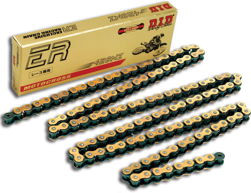 D.I.D Super 428NZG-120 NON O-Ring Chain Gold - 428NZGX120RB Honda Motorcycles 1968-1986