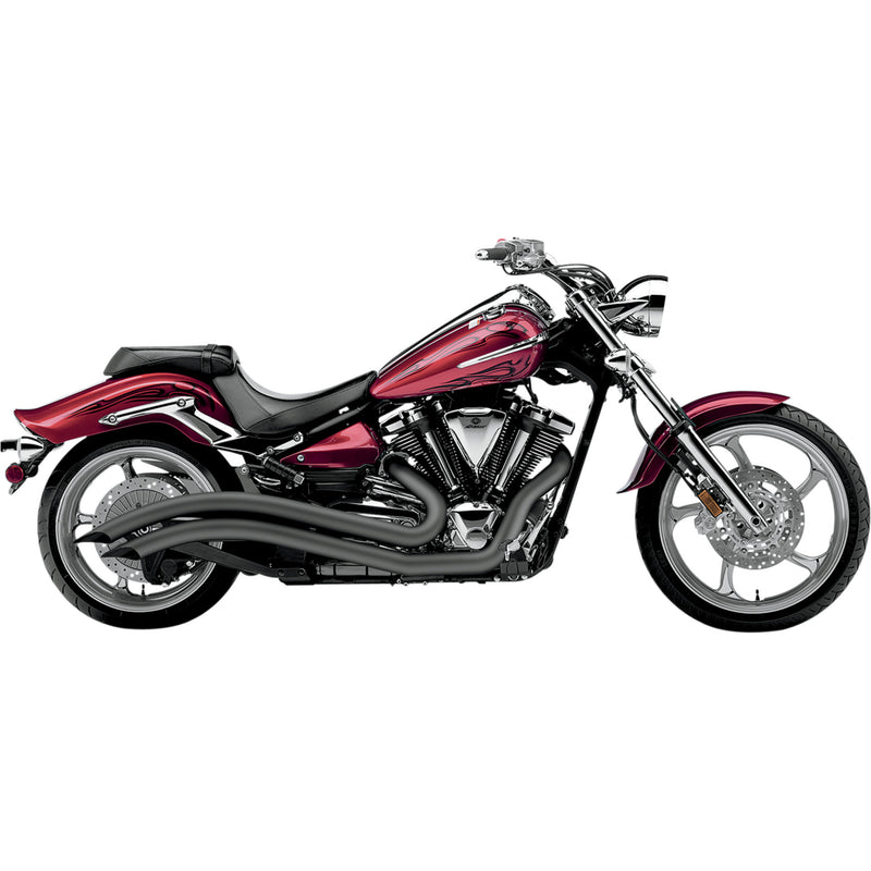 Cobra Speedster Swept 2-Into-2 Exhaust System - 2225B Yamaha XV19CX Raider / XV19C Raider 2008-2016