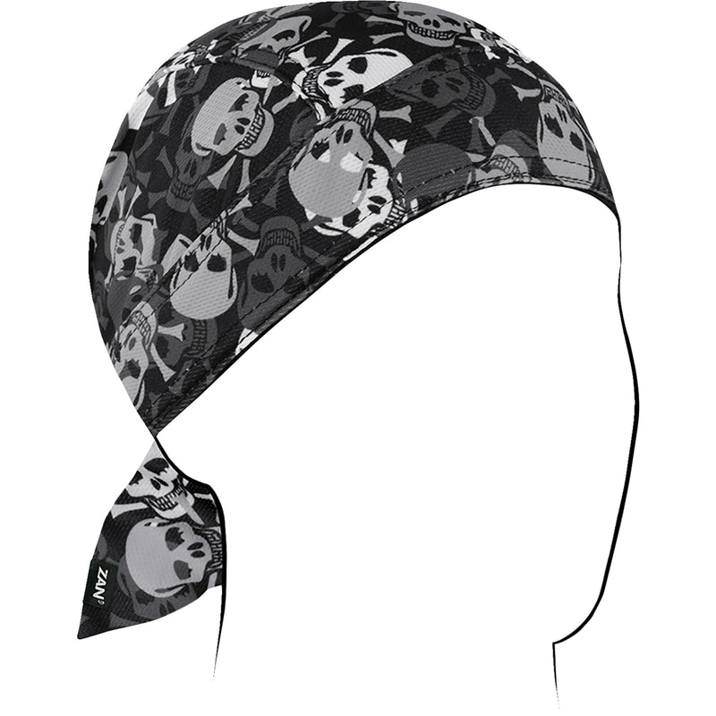 ZAN HEADGEAR 2504-0552 ZM424 Flydanna® Micro-Mesh Polyester Headwrap all over skull