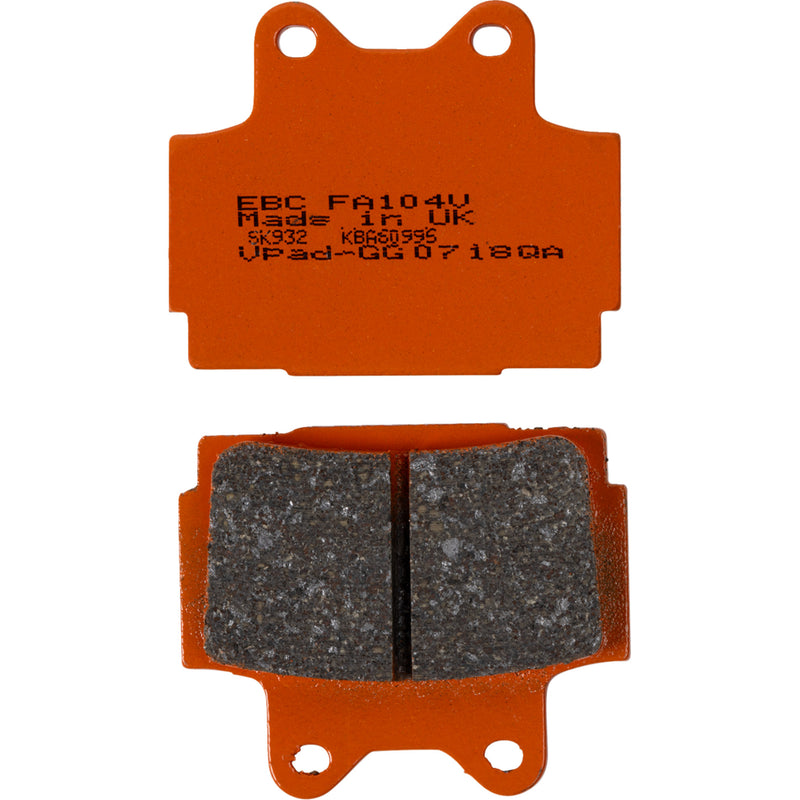 EBC FA104 FA104 Organic Base "FA" Brake Pads Organic Brake Pads