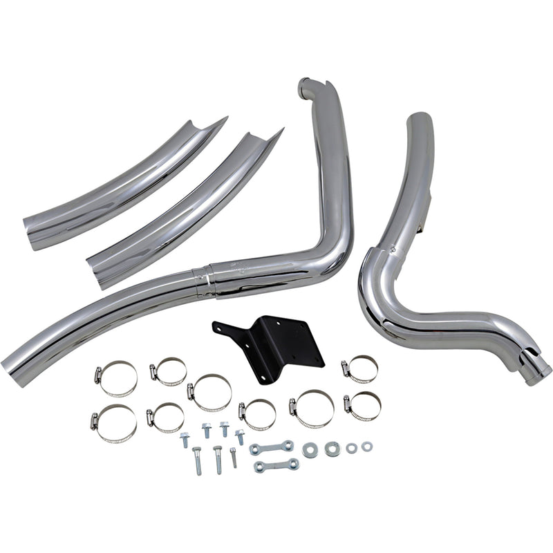 Vance & Hines Big Radius 2-Into-2 Exhaust System - 26007 For Harley Dyna 1991-2005