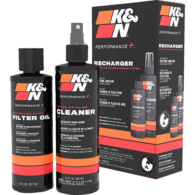 K & N 3610-0071 99-5050BK Filter Care Service Kit Black Air Filter Care Kit