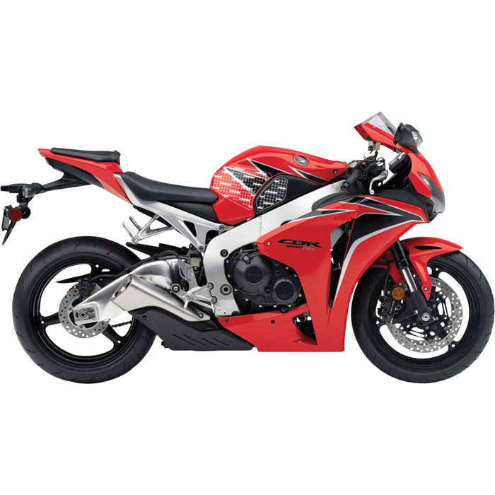 STOMPGRIP 4320-1078 55-10-0021H Volcano Profile Traction Pad Tank Kit Traction Kit - Clear - Honda