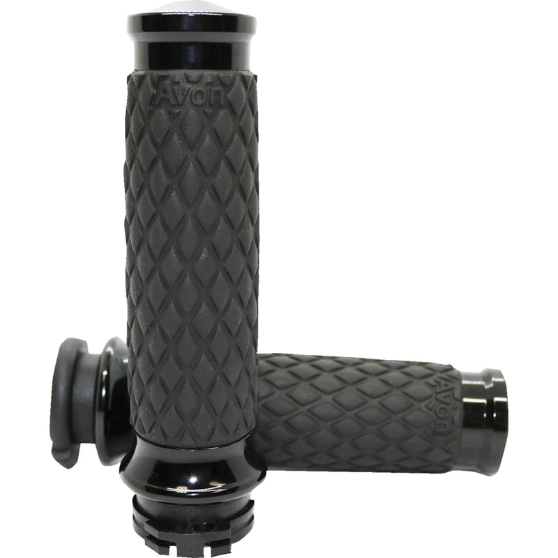 Avon Custom Contour Grips - DIA-65-ANO For Harley Motorcycles 1980-2022