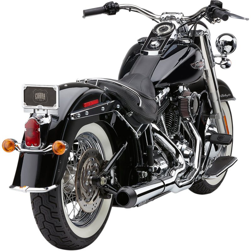 Cobra El Diablo 2-Into-1 Exhaust System - 6483 For Harley Softail 2012-2017