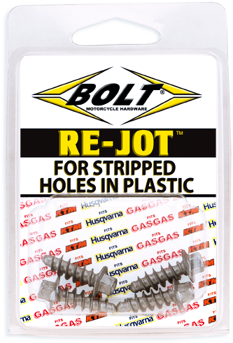 Bolt 020-00018 REJOT-620 EURO RE-JOT BODY PANEL SCREWS FOR STRIPPED HOLES IN PLASTICS