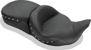 Mustang Motorcycle 79546 Mustang 08-21 Harley Electra Glide,rd Glide,rd King,str Glide Super Touring 1PC Seat W/studs - Black - Photo - Primary
