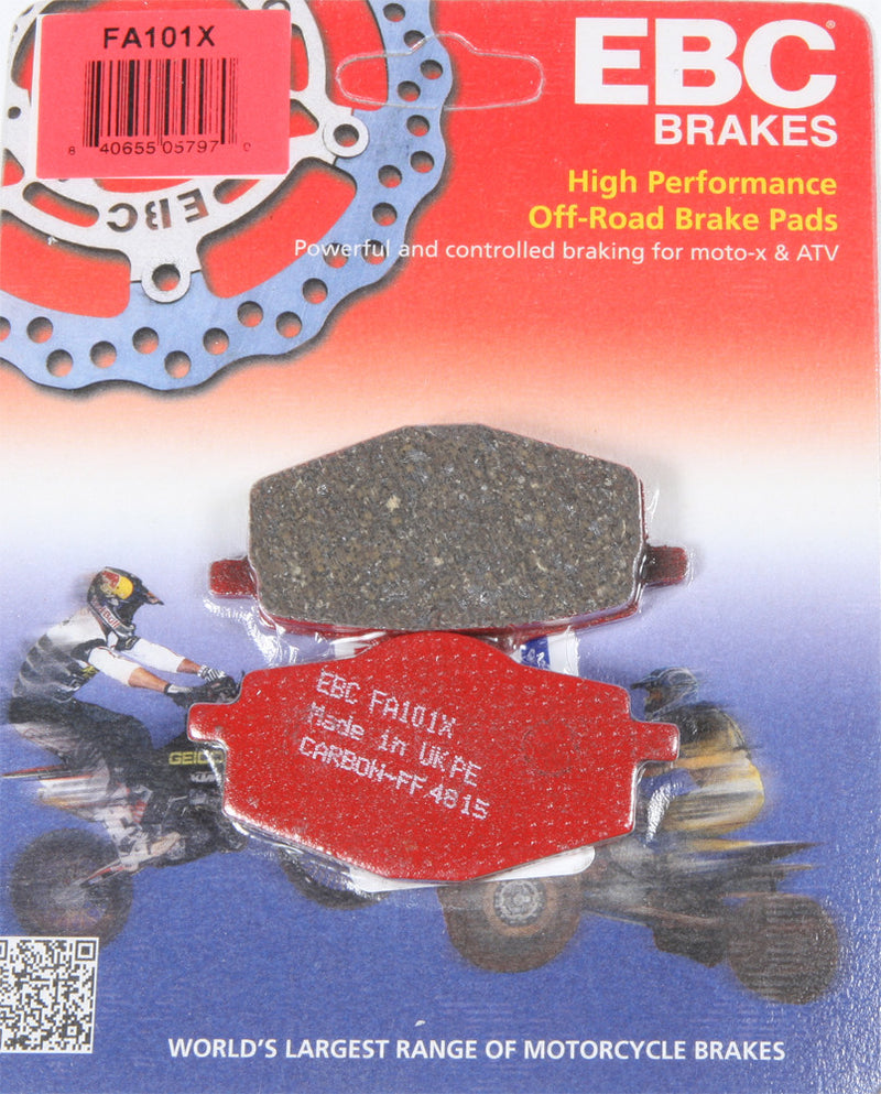 Ebc 15-101X FA101X BRAKE PADS FA101X CARBON X SERIES