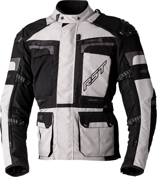 Rst 556-2409340 102409SIL-40 PRO SERIES ADVENTURE-X CE JACKET SIL/BLK TEXTILE SM