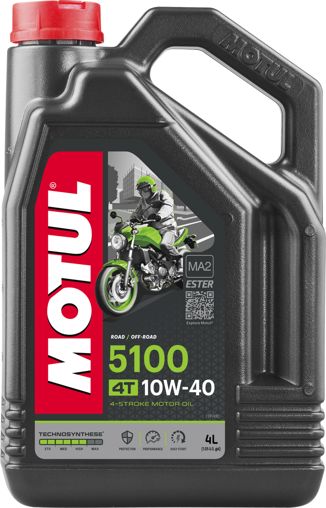 Motul 82-20911 104068 5100 ESTER/SYN ENGINE OIL 10W40 4L
